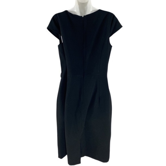 Calvin Klein black cowl neck sheath dress R28 - Picture 8 of 10